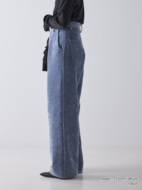 【 予約:11月中旬 】MOLE TWILL TUCK WIDE PT /Y254-31136